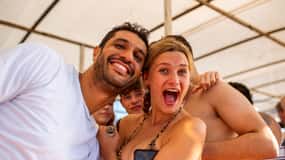 Dubrovnik: festa in barca al tramonto con DJ e sosta per nuotare nella Laguna Blu