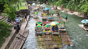 Montegobay: Passeio de rafting com massagem calcária