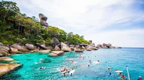 From Krabi: Similan Islands Snorkeling Trip by Speedboat