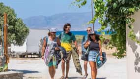 Naxos : Cours de kitesurf par Amouditis Kite Center
