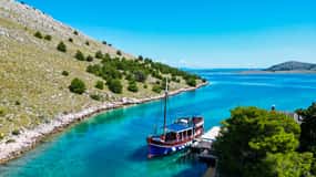 Zadar : excursion d'une journée en bateau à Kornati et Telašćica avec déjeuner