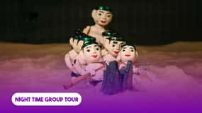 Ho Chi Minh: Authentiek Vietnamees diner & waterpoppenshow