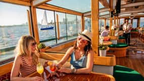 New York City: Yachtkryssning i solnedgången