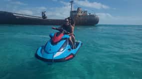 1-Hour Jet Ski Safari to the Shipwreck & Iguana island