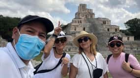 Ruines mayas d'Edzná : Voyager en Colectivo