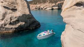 Grand Milos Adventure: Private Cruise Rental with Skipper