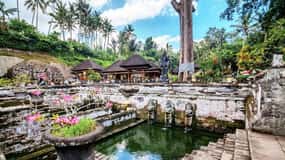 Bali: Ubud, Floresta dos Macacos, Templo Antigo, Cascatas