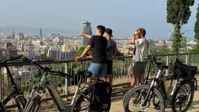 Barcelona: Montjuïc e-bike-äventyr med utsikt och slott