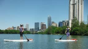Austin: Paddleboard Rental on Lady Bird Lake
