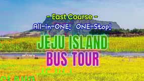 Ilha de Jeju: Excursão de 1 dia de autocarro a leste de Jeju com taxas de entrada