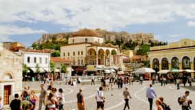 Atenas: Street Food Tour Mercado y Centro de la Ciudad