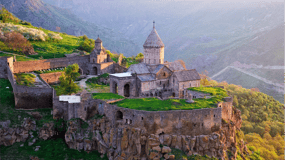 Jermuk waterfall, Mineral water gallery, Tatev,TaTev Ropeway