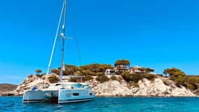 Da Palma: Tour di gruppo in catamarano di lusso con tapas e bevande