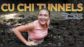 Ho Chi Minh-staden: Halvdagsutflykt till Cu Chi-tunnlarna med snacks