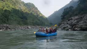 Pokhara: Paragliding and Rafting Adventure with Transfers