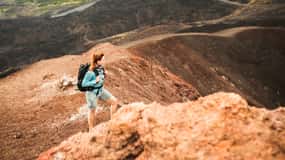 Catania - en vandringsresa Trekkingresa på Etna utanför turiststråket