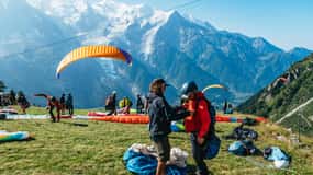 Chamonix: Tandemflygning med skärmflygning