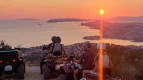 Split: Passeio de quadriciclo com vista para o mar, as montanhas e o rio