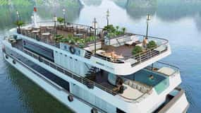 Ha Long Bay- Luxury Day Cruise, Lunch& Kayaking&Sunset party