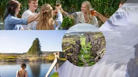 Reykjavík: Gouden Cirkel, Geheime Lagune & Friðheimar Tour
