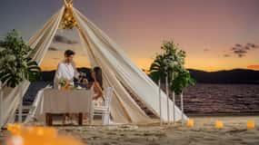 Romantic Dinner On the Beach