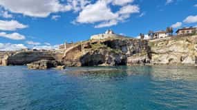 Boat tour of the island of Ortigia and the sea caves