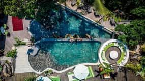 Ubud: The Jungle Club Day Pass, F&B Credit and DayBed/Lounge