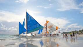 Boracay: Sunset Paraw seglingstur med foton