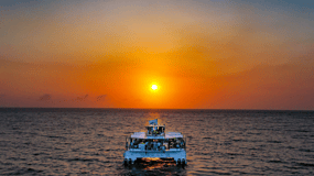 Carthagène : Croisière au coucher du soleil en catamaran ou en bateau rapide