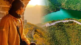 Visite de la Grande Muraille d'eau en bus avec promenade en bateau (option radeau)