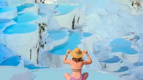 Da Antalya/Kemer: Tour di Pamukkale con pranzo e trasferimenti