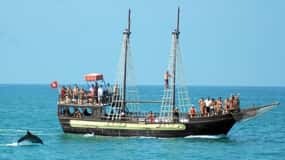 Piratenschiff-Ausflug zur verzauberten Flamingo-Insel in Djerba
