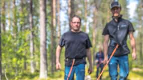 Леви: Прогулка на природе с хаски