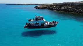 Protaras: Luxury Blue Lagoon Cruise / 3H, 2 Swim Stops