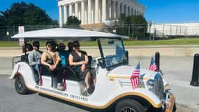 DC: Day or Night Monuments & History Guided Tour by E-Cart