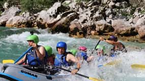 Bovec: Rafting Avontuur op de rivier Soča met foto's en drankjes