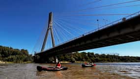 Packrafting kajakiem wycieczka z przewodnikiem Wisła Warszawa Polska