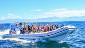 Puerto Vallarta : Canopée Los Veranos avec promenade en bateau rapide