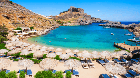 Rhodes Highlights Tour: Lindos, Kallithea Springs & 7Springs
