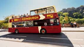 Edinburgh: Hop-on-hop-off-kiertoajelu avoimella bussilla