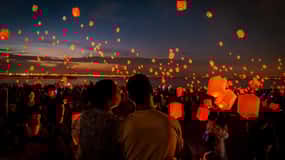 Osaka:Senshu Beach Lantern Festival 2025