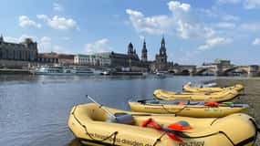 Dresden: Bootstour im Schlauchboot durch Dresdens Altstadt