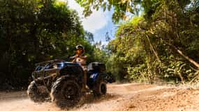 Cancún y Riviera Maya: Combo ATV, Tirolina y Cenote