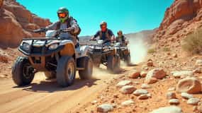Hurghada: Pustynna przygoda na quadach i buggy z transferem