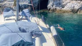 Skiathos: Tagestour mit Segeln, Badestopps und Mittagessen