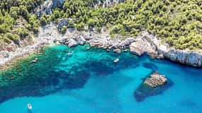 Jet Ski Tour to Cala Albarca from San Antonio