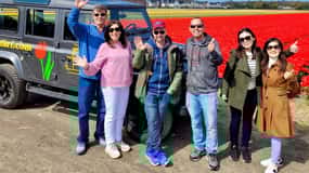 From Lisse: Landrover Tour Around Keukenhof & Flower Fields