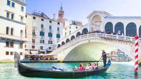 Venedig: Private Gondelfahrt für bis zu 5 Passagiere