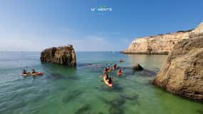Armação de Pêra: 2-Hour Wild Beaches and Caves Kayak Tour
