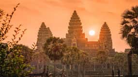 Angkor Wat : visite guidée d'une jounée au coucher du soleil